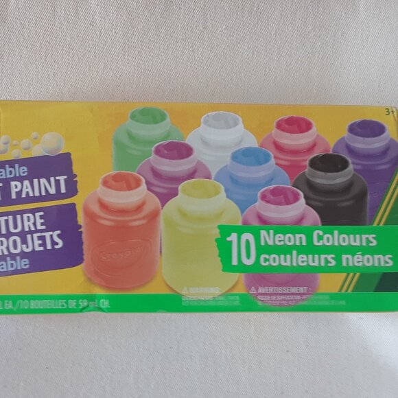 Crayola Washable Project Paint Sealed In Box - Picture 2 of 5